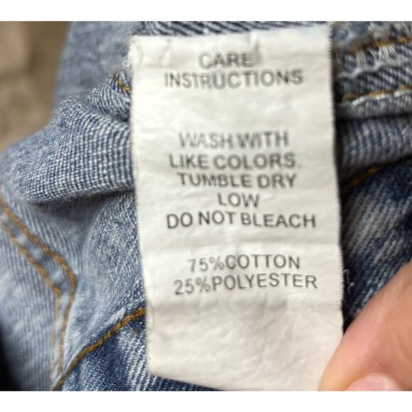 Rolling Paper Men's Acid Washed Distressed Jean Jacket Size Large‎ - Picture 6 of 9